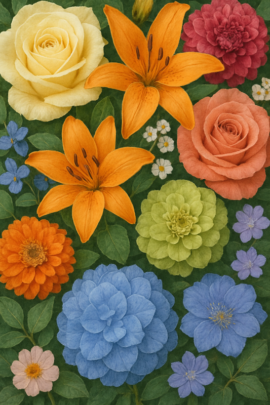 flowers and lily's ART