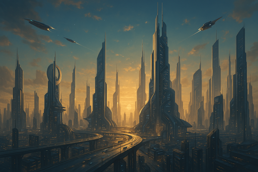 city of the future digital art