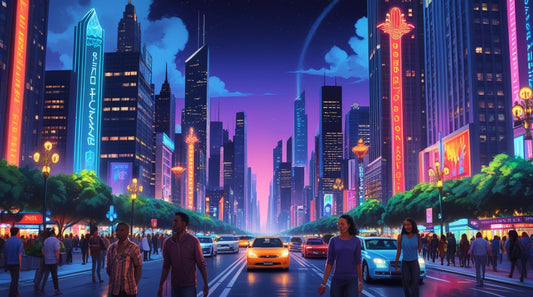 city illuminated