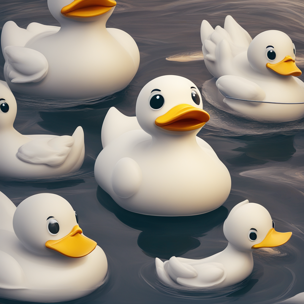 3D DIGITAL  DUCK ARTWORK