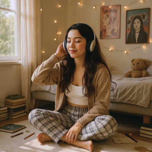 WOMEN LISTEN TO MUSIC